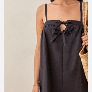 Reformation Winifred Linen Dress. Size 4